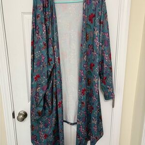 Floral Open Front Kimono